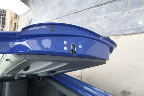 VW Fox 5Z Tür vorne rechts Beifahrertür blau LL5M (169903)