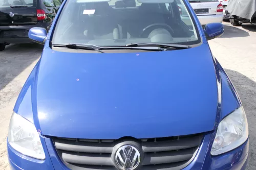 VW Fox 5Z Motorhaube Klappe vorn vorne blau LL5M Haube (169906)