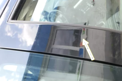 VW Fox 5Z Tür vorne rechts Beifahrertür schwarz L041 (169929)