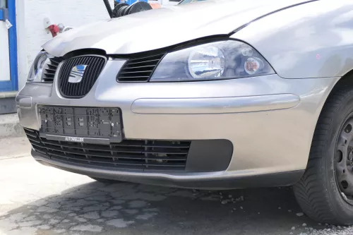 Seat Ibiza 6L Stoßstange Frontstoßstange vorne grau LS7U bis caAnfang2006 (169958)