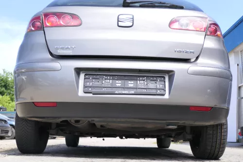 Seat Ibiza 6L Stoßstange Heckstoßstange hinten grau LS7U (169962)