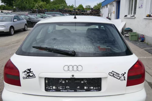 Audi A3 8L bis cBj. ca1999 Heckklappe Kofferraumklappe Klappe hinten weiß LY9G (169975)