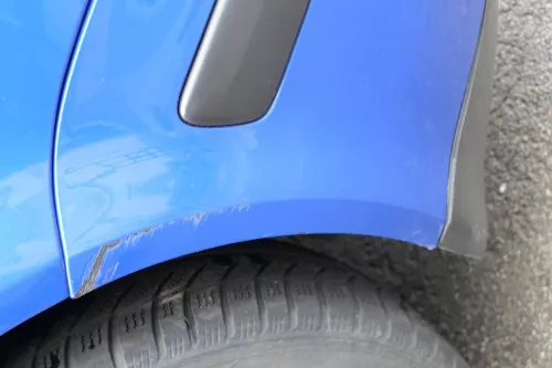 VW Golf 4 Stoßstange vorne Frontstoßstange Stoßfänger blau LW5Z SWR (170101)