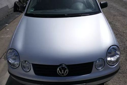 VW Polo 9N Motorhaube Klappe vorne silber grau LA7W reflexsilber bisca.Bj. 2004 (170115)