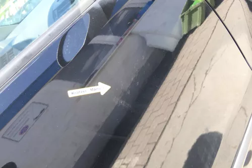 VW Fox 5Z Tür vorne rechts Beifahrertür schwarz L041 (170164)