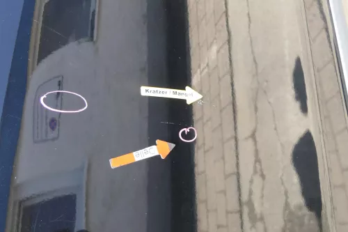 VW Fox 5Z Tür vorne rechts Beifahrertür schwarz L041 (170164)