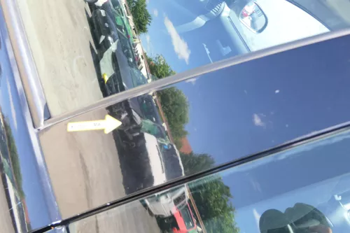 VW Fox 5Z Tür vorne links Fahrertür schwarz L041 (170166)
