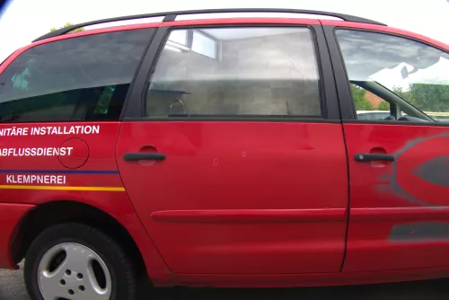 VW Sharan 7M Seat Alhambra Tür hinten rechts rot bis ca. Bj.1999 -  Alte Modell