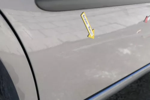 Seat Ibiza 6L Tür 4/5-Türer hinten rechts grau LS7U - ohne Anbauteile (170344)