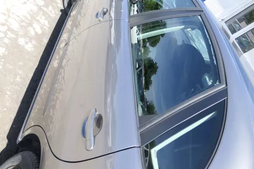Seat Ibiza 6L Tür 4/5-Türer hinten links grau LS7U - ohne Anbauteile (170346)