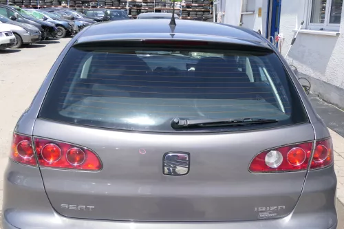 Seat Ibiza 6L Heckklappe Klappe hinten Kofferraumklappe grau LS7U ohneBremsleuch (170347)