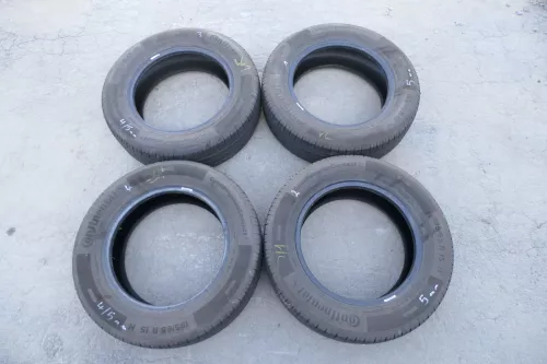 4x VW Golf Passat Reifen 195/65 R15 91H Sommerreifen 4x ca. 4-5mm NUR REIFEN (170384)