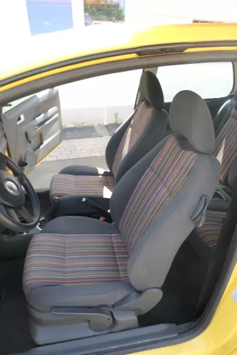 VW Fox Sitz Fahrersitz vorne links OHNEAirbag höhenverstellbar  v (170412)