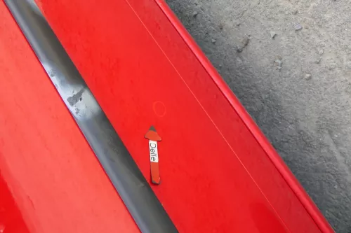 VW Lupo Seat Arosa Tür vorne links Fahrertür rot LP3G (mechanischer Fenster (170466)