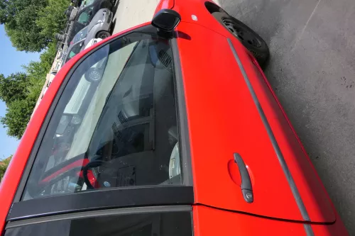 VW Lupo Seat Arosa Tür vorne rechts Beifahrertür rot LP3G (mechanischerFenst (170467)