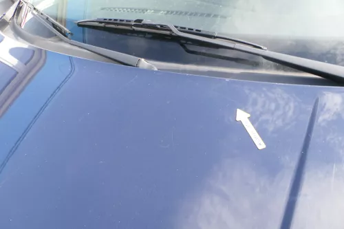 VW Golf 4 Motorhaube Haube Klappe vorne blau LA5G (170505)