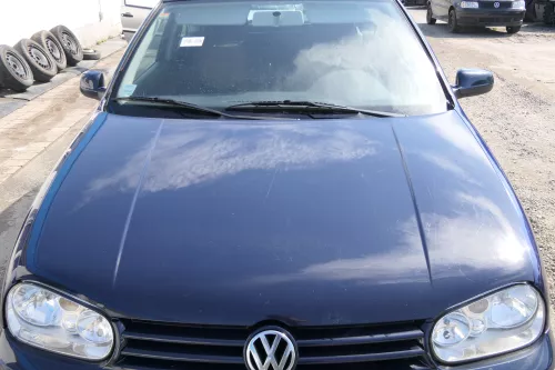 VW Golf 4 Motorhaube Haube Klappe vorne blau LA5G (170505)