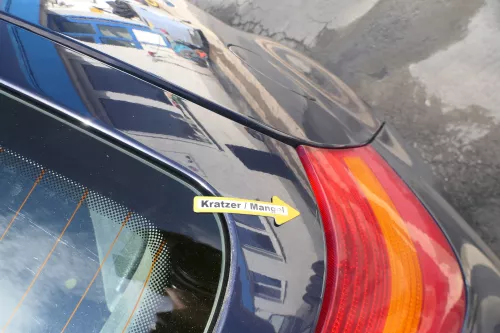 VW Golf 4 Limousine Heckklappe Kofferraumklappe Klappe hinten blau LA5G ohnAnb (170509)