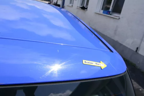 Seat Arosa Heckklappe Klappe hinten Kofferraumklappe blau LS5J bis ca. Bj. 2000 (170566)