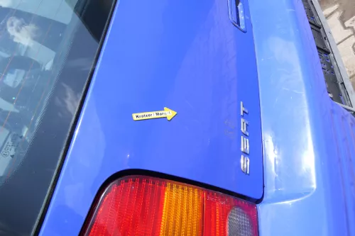 Seat Arosa Heckklappe Klappe hinten Kofferraumklappe blau LS5J bis ca. Bj. 2000 (170566)
