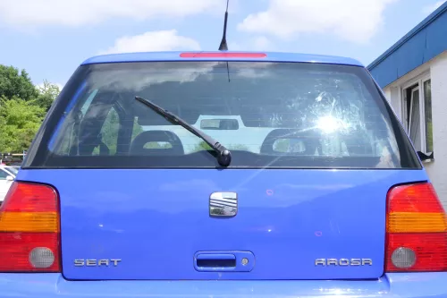 Seat Arosa Heckklappe Klappe hinten Kofferraumklappe blau LS5J bis ca. Bj. 2000
