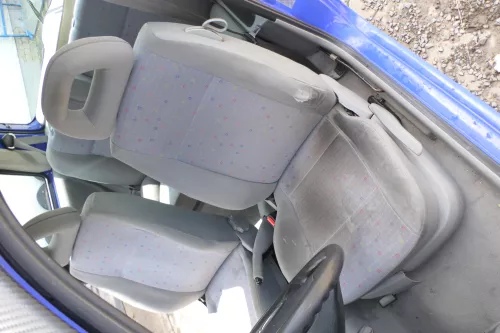 Seat Arosa VW Lupo Sitz vorn links Fahrersitz Höhenverstellung höhenverste grau (170569)