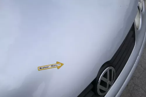 VW Polo 9N Motorhaube Klappe vorne silber grau LA7W reflexsilber bisca.Bj.2004 K (170574)