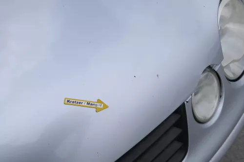 VW Polo 9N Motorhaube Klappe vorne silber grau LA7W reflexsilber bisca.Bj.2004 K (170574)