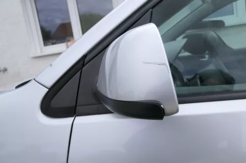 VW Polo 9N 9N3 elektrischer Spiegel Außenspiegel links vorne silber LA7W  (170580)