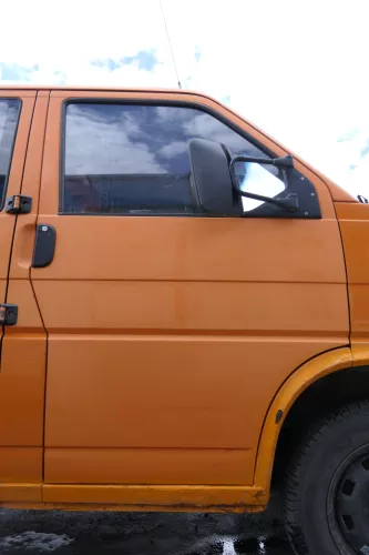 VW T4 Tür vorne rechts orange LP2C Beifahrertür 701831056H bis ca1996 ohne Anbau (170592)