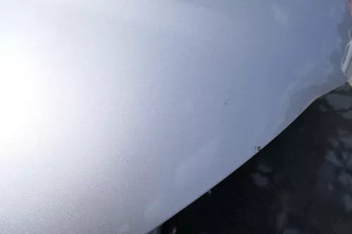 A3 8P Motorhaube Haube Klappe vorn vorne grau LX7W silber  - MÄNGEL KNICK (170781)