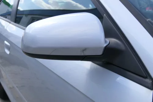 A3 8P elektrischer Spiegel vorne rechts silber grau LX7Z Außenspieg-  MÄNGEL !!!