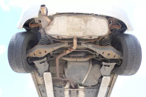 Audi A3 8P Auspuff Endschalldämpfer hinten 1,6  Motor BSE BSF Mittelschalldämpfe (170820)
