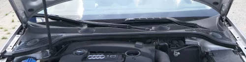 Audi A3 8P Abdeckung Windlauf Verkleidung Wischer Wasserkasten Wasserabweiser (170824)
