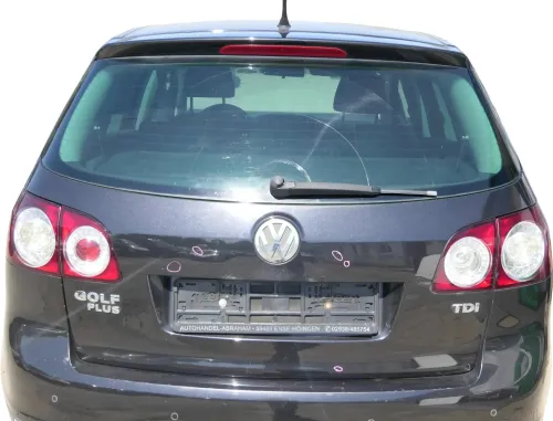VW Golf Plus 5M Heckklappe hinten Kofferraumklappe Scheibe schwarz LC9Z - Rost