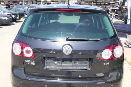 VW Golf Plus 5M Heckklappe hinten Kofferraumklappe Scheibe schwarz LC9Z - Rost (170861)
