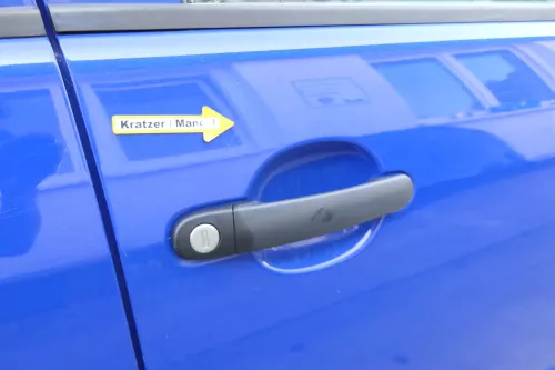Skoda Fabia 6Y Kombi Limousine Tür vorne rechts Beifahrertür blau LF5K (170899)