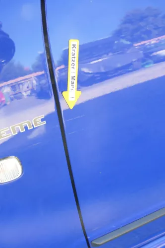Fabia 6Y Kombi + Limousine Tür vorne links Fahrertür blau LF5K ohneAnbaute (170902)