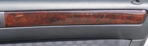 Audi A6 4B C5 Verkleidung Klappe Abdeckung Dekor Holz Optik Nußbaum  (170947)