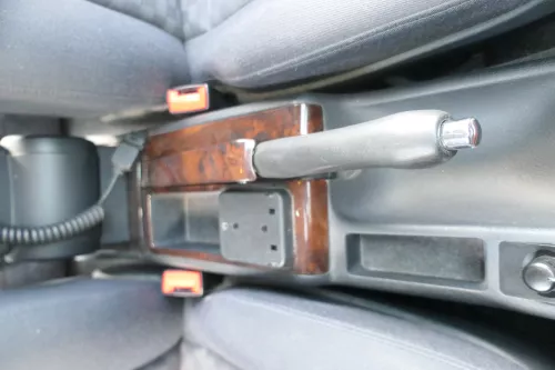 Audi A6 4B C5 Verkleidung Klappe Abdeckung Dekor Holz Optik Nußbaum  (170947)