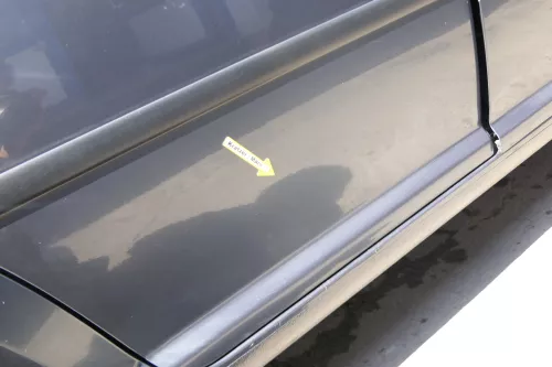 VW Golf 4 Limousine Tür hinten rechts grau blau blue LC7V (KEINkombi) (171124)