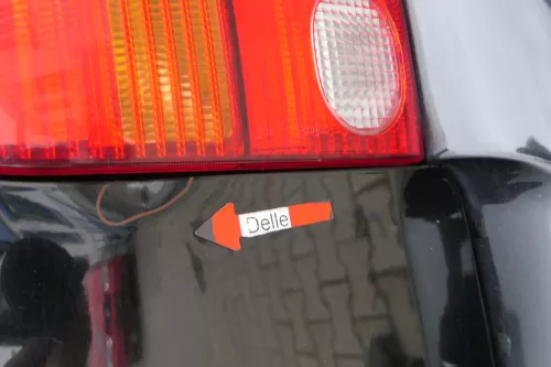 VW Lupo 6X Heckklappe Klappe Kofferraumklappe Scheibe schwarz L041 (171143)