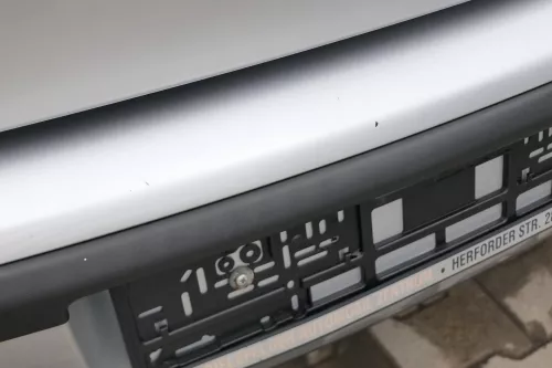 VW Polo 9N 9N3 Stoßstange Heckstoßstange hinten silber grau LA7W (171157)
