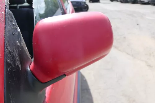 VW Polo 6N elektrischer Spiegel Außenspiegel links außen mit Glas rot LP3G (171173)