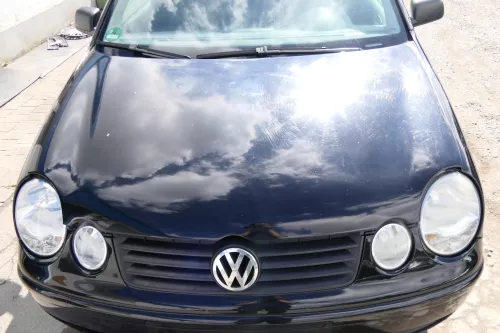 VW Polo 9N Motorhaube Klappe Haube vorne schwarz L041 bis ca. Bj. 2004