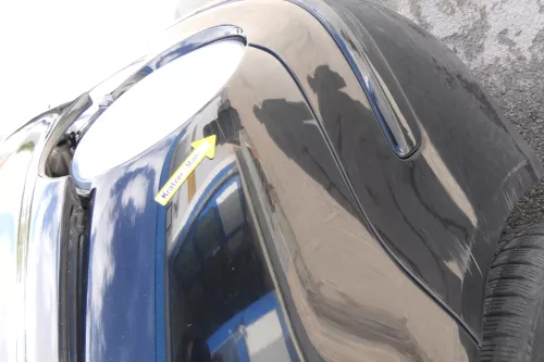 VW Polo 9N Kotflügel vorne rechts schwarz L041 bis ca.Bj.2004 (171183)