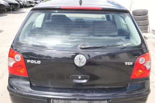 VW Polo 9N3 9N Heckklappe Kofferraumklappe Klappe schwarz L041 - Scheibe (171187)