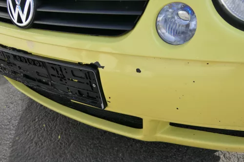 VW Lupo 6X Stoßstange vorne Frontstoßstange Stoßfänger gelb LD1B Sport  (171239)