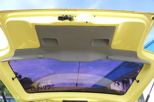 VW Lupo 6X Heckklappe Klappe Kofferraumklappe Scheibe gelb LD1B Spoiler Tuning  (171244)