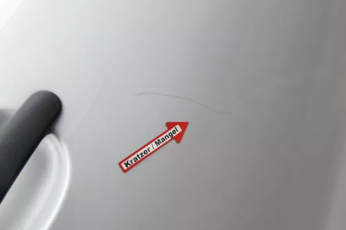 VW Fox 5Z Tür vorne rechts Beifahrertür silber LA7W grau (171259)